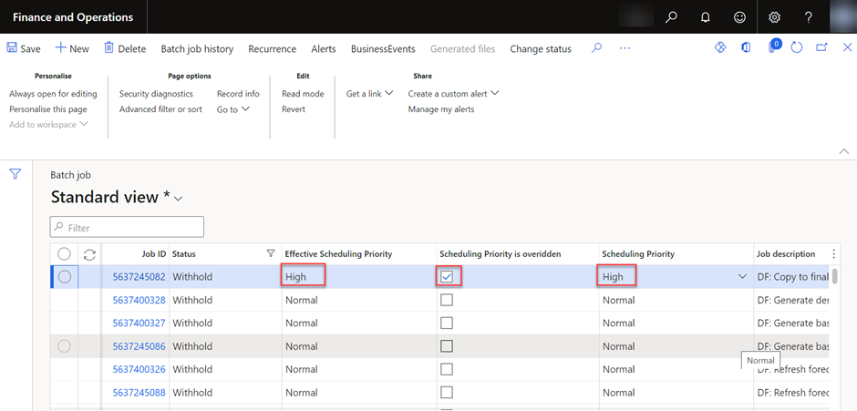 Priority-based Batch Scheduling – MOHIT RAMPAL – DYNAMICS 365 F&O BLOG
